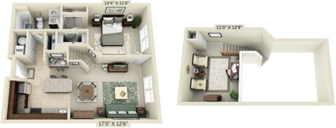 Floor Plan for A1L