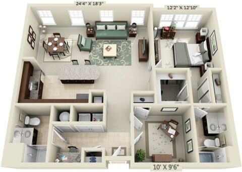 Floor plan for a2a MTC