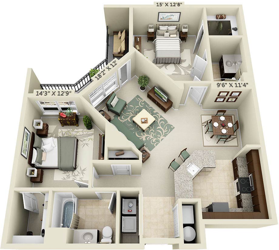Floor Plan for B2F